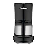 Cuisinart 4 Cup w/Stainless-Steel Carafe Coffeemaker, Black