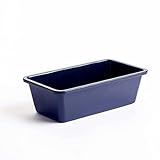 Blue Diamond Bakeware Diamond Infused Ceramic Nonstick, 9' Loaf Pan for Cake Bread Meatloaf and More, Dishwasher and Freezer Safe, PFAS-Free, Blue