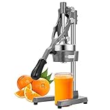 VIVOHOME Extra Tall Heavy Duty Commercial Manual Hand Press Citrus Orange Lemon Juicer Squeezer Machine Grey