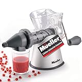 Mueller Masticating Slow-Juicer for-Celery, Wheatgrass, Kale, Spinach, and any other Leafy Greens, Live-Enzyme Cold Press Process and Easiest 5 minute Cleanup!