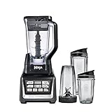 Nutri Ninja BL642 Personal and Countertop Blender with 1200-Watt Auto-iQ Base, 72-Ounce Pitcher, and 18, 24, and 32-Ounce Cups with Spout Lids