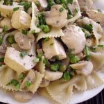 Chicken Farfalle with Mushrooms & Chives