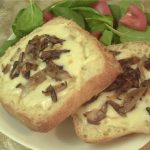 Open-faced Fontina Sandwiches with Caramelized Onions & Shallots