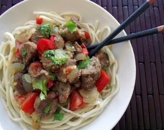 Recipe: Five Spice Pork & Veggies with Udon Noodles