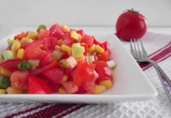 Photo Makeover: Super Simple Tomato & Corn Salad
